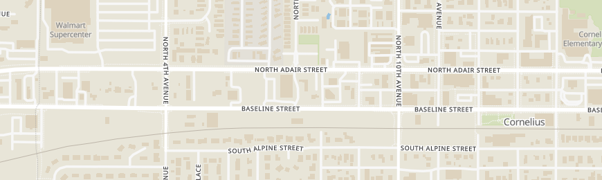 Directions for Cornelius Quaker State in Cornelius, OR 736 Baseline St