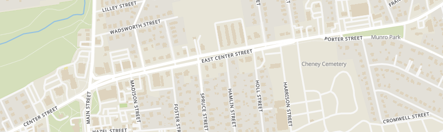 Directions for Barlow & Murphy Attorneys At Law in MANCHESTER, CT 172 E Center St