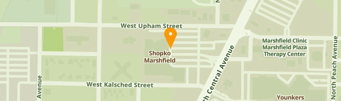 Directions for Payless Shoesource in Marshfield, WI 1306 N Central Ave